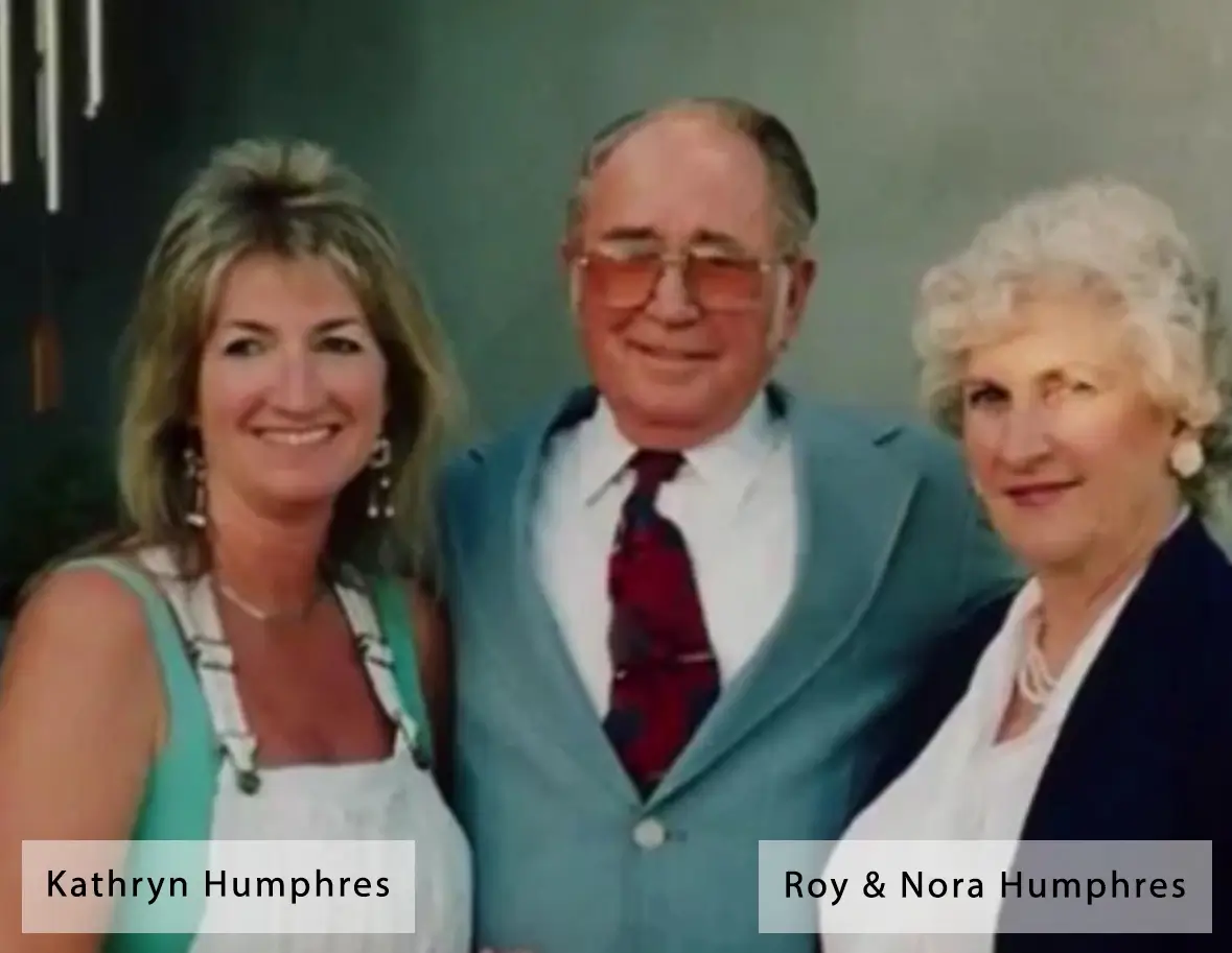 Kathryn, Roy and Nora Humphres